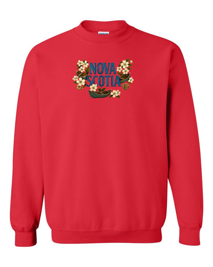 Nova Scotia Flowers Full crew-neck