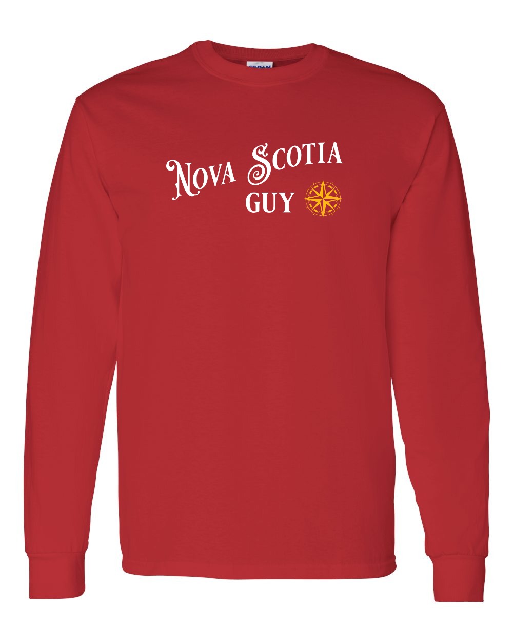 NS Guy Yellow Compass Long Sleeve Tee - Unisex