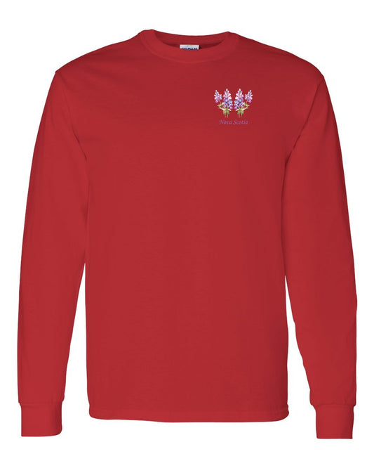 Nova Scotia Lupins Left Chest Long Sleeve Tee