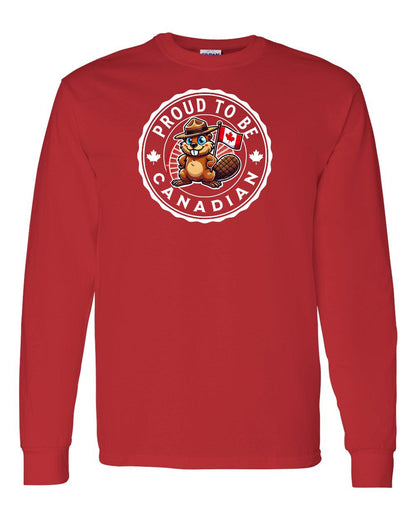 Proud to be Canadian Beaver Full Long Sleeve
