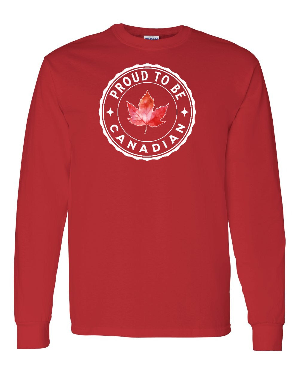 Proud to be Canadian Leaf Long Sleeve - Gildan Canada (sewn Internationally) - Unisex