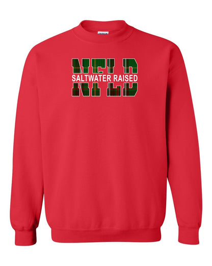 Newfoundland Saltwater Raised Full Front Sweatshirt Printed NOT STITCHED