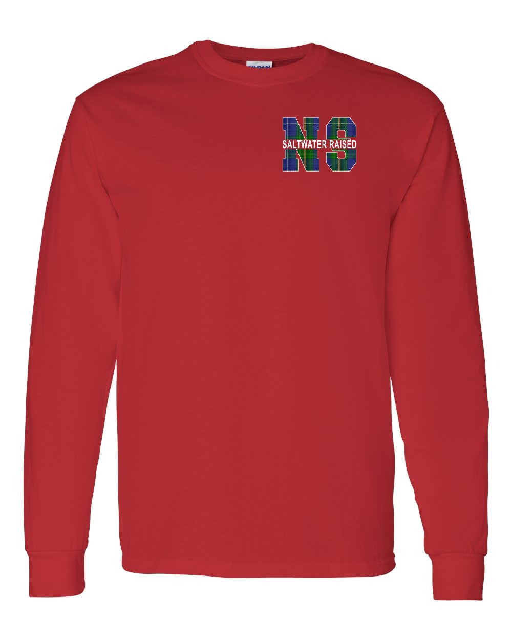 Saltwater Raised Left Chest Long Sleeve Tee