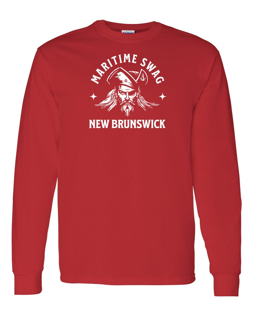 Maritime Swag New Brunswick Pirate Full Long Sleeve Tee