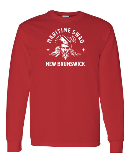 Maritime Swag New Brunswick Pirate Full Long Sleeve Tee
