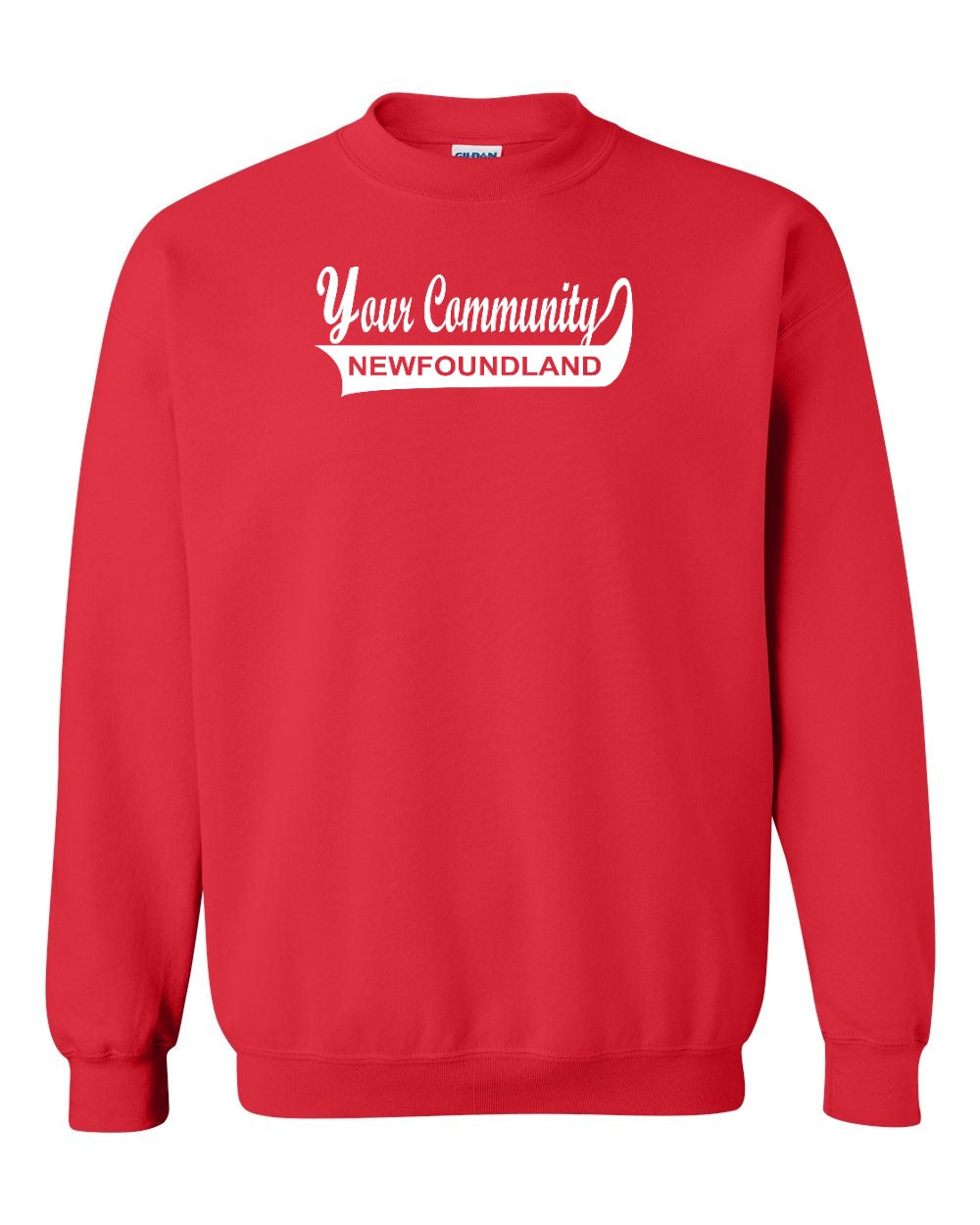 Custom Your Community Swoop (NFLD) Crewneck Sweatshirt - Unisex