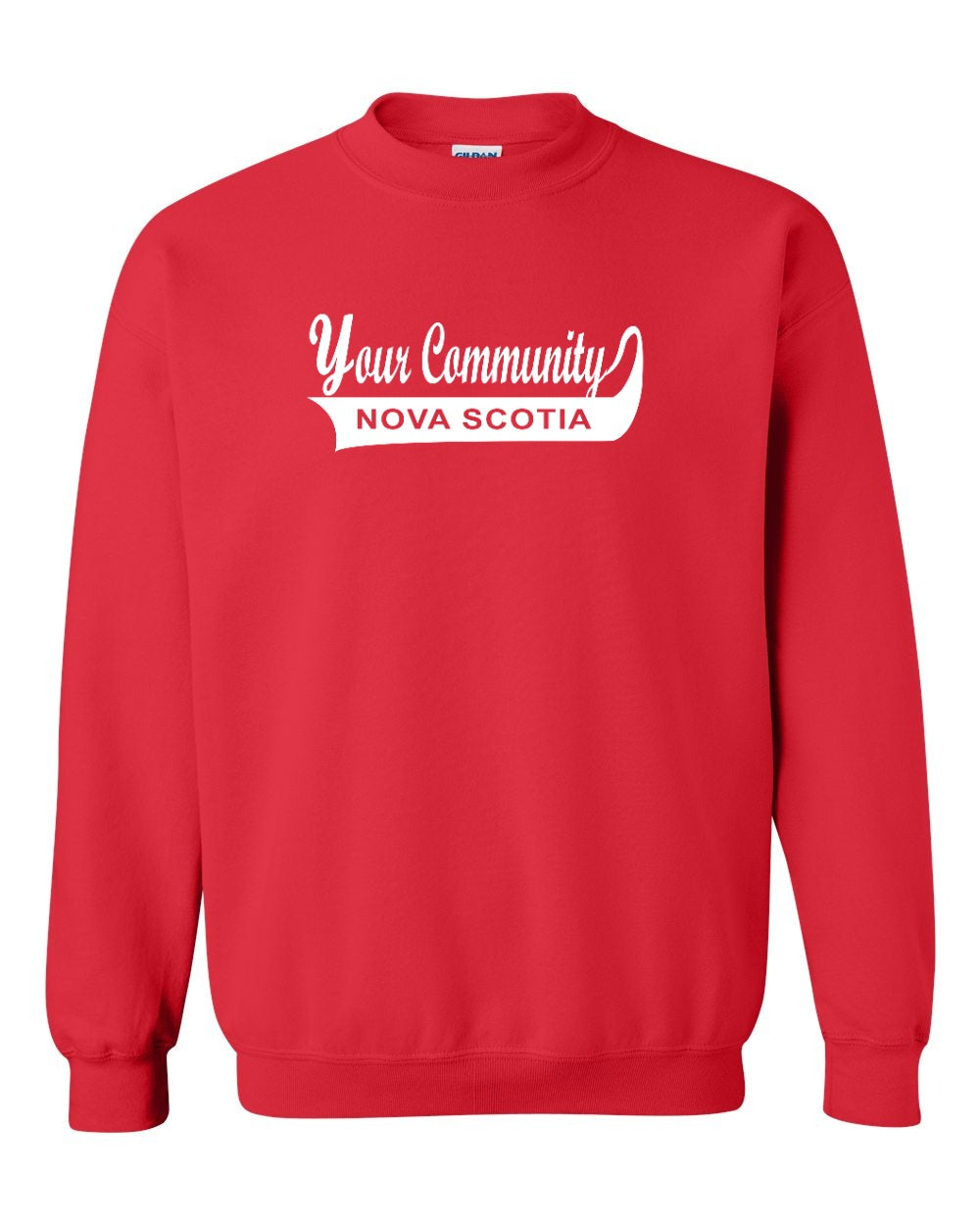 Custom Your Community Swoop (NS) Crewneck Sweatshirt - Unisex