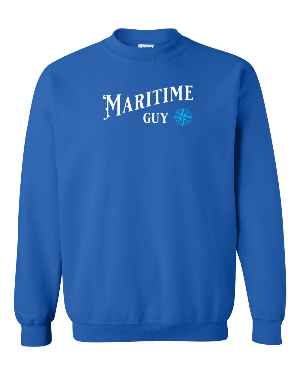 Maritime Guy Blue Crewneck Sweatshirt - Unisex