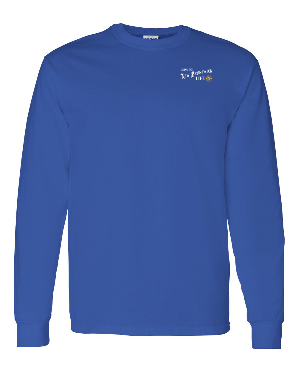 Living the NB Life yellow Left Chest Long Sleeve Tee - Unisex
