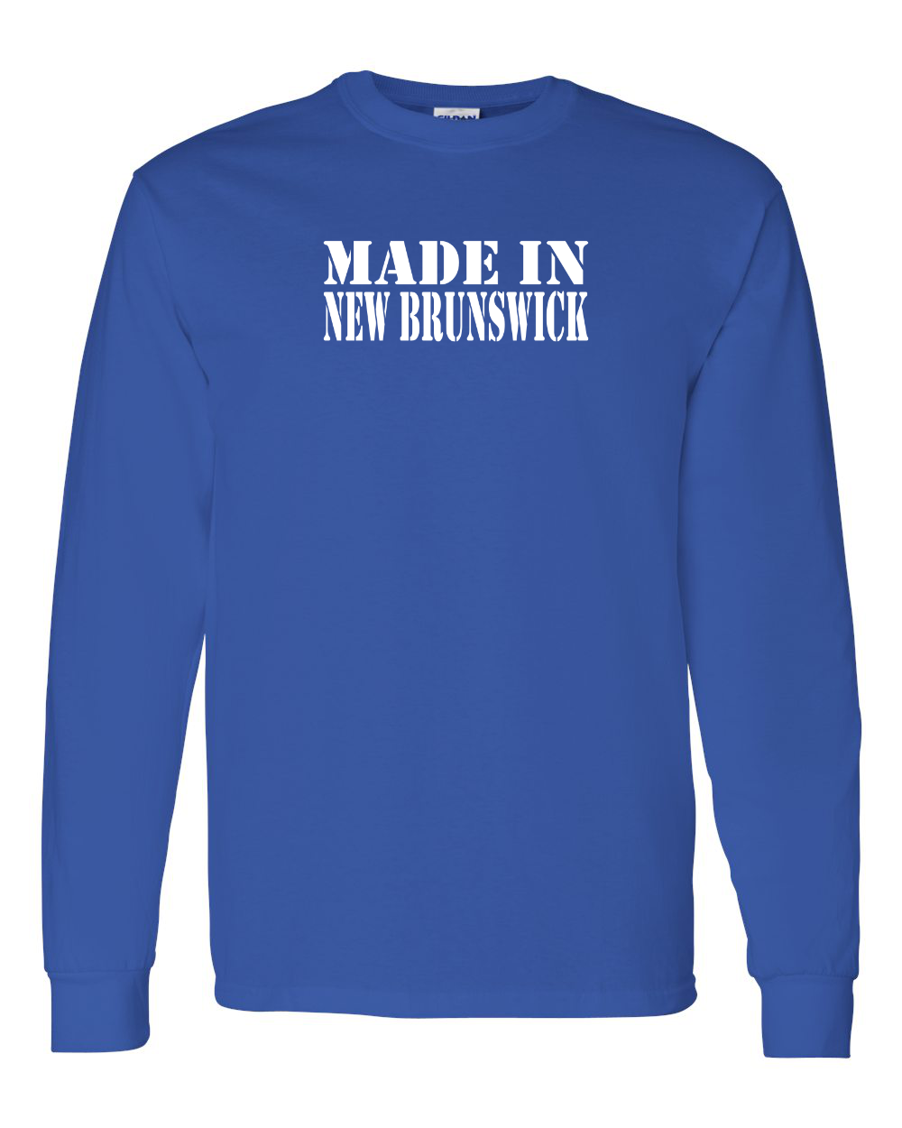 Made In NB ( White Lettering) Long Sleeve Tee - Unisex