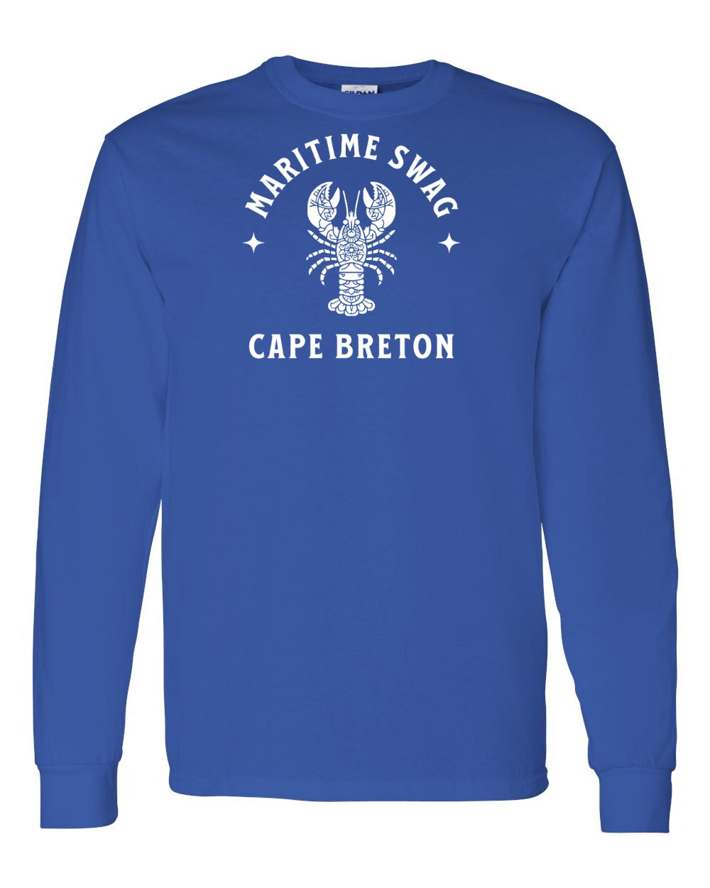 Maritime Swag Cape Breton Mandala white Lobster Full Long Sleeve Tee