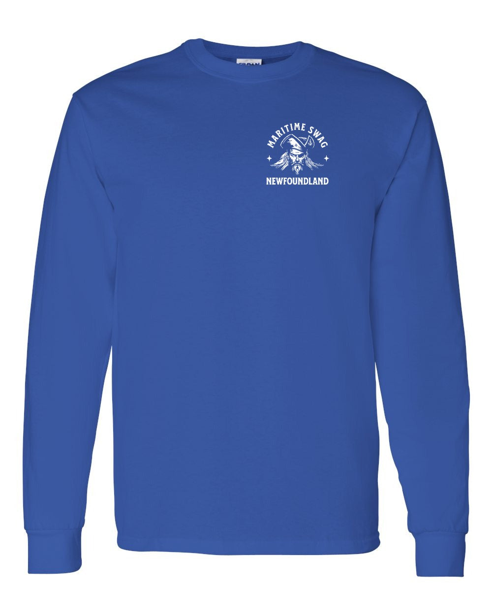 Maritime Swag NFLD Pirate Left Chest Long Sleeve - Unisex