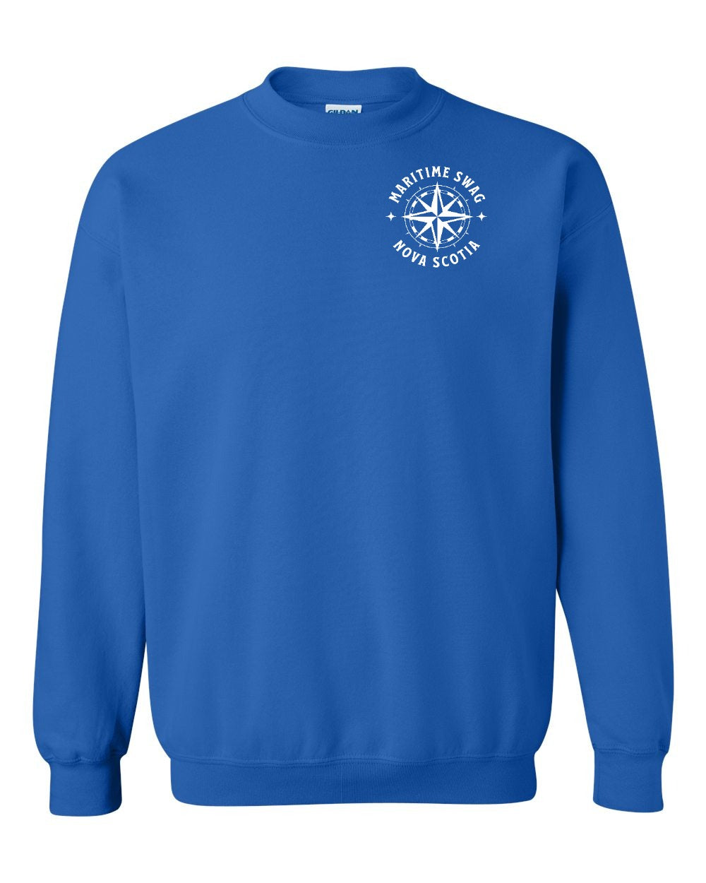 Maritime Swag NS Compass Left Chest Crewneck Sweatshirt - Unisex