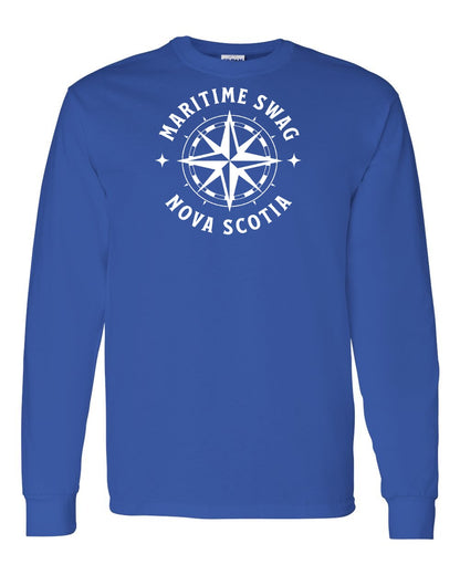 Maritime Swag Nova Scotia Compass Full Long Sleeve Tee