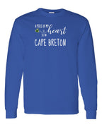 A piece of My heart in CB Tartan Heart Long Sleeve Tee - Unisex