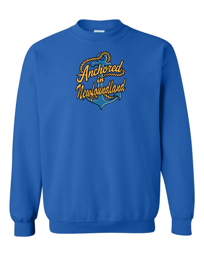 Anchored in Newfoundland (New Design) Full Crewneck Sweatshirt