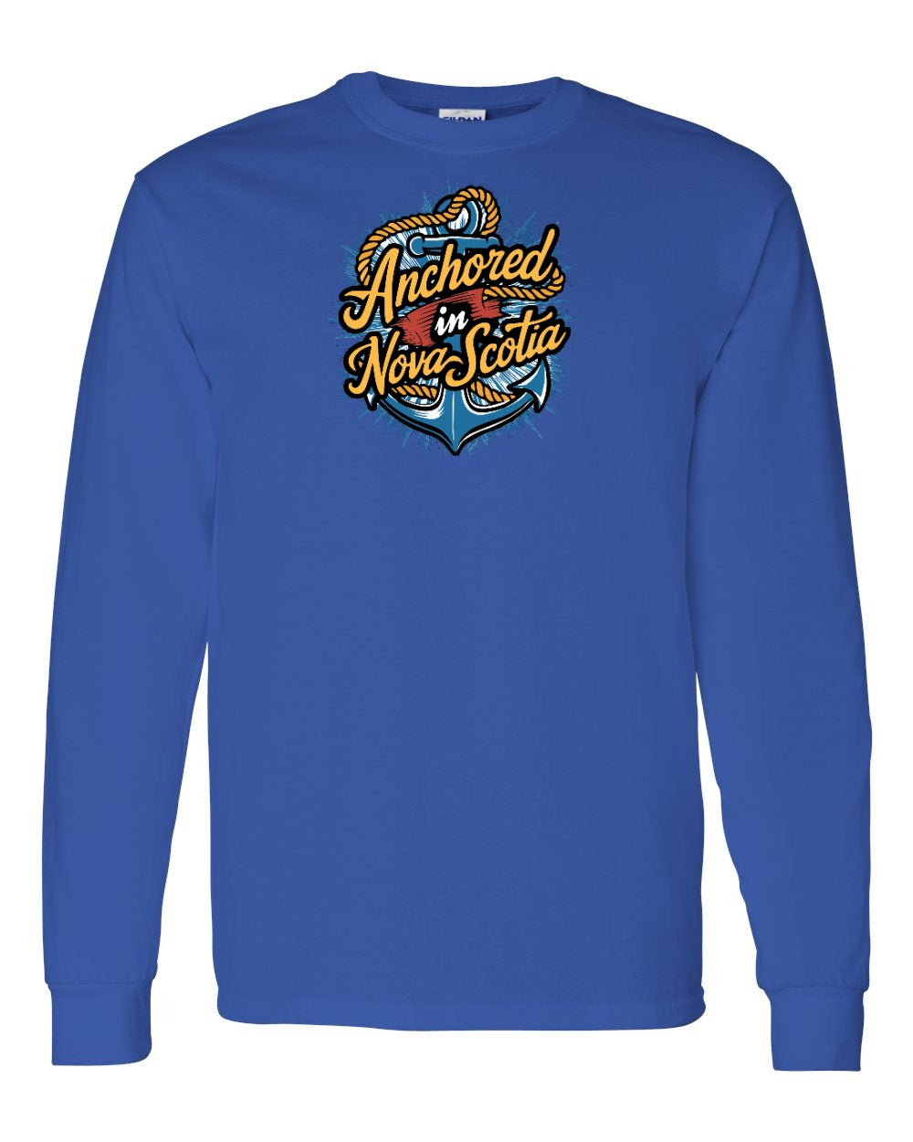 Anchored In Nova Scotia (Old Design) Full Long Sleeve Tee