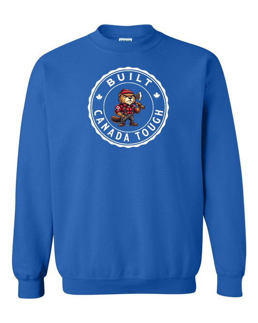 Built Canada Tough Male Beaver Full Crewneck