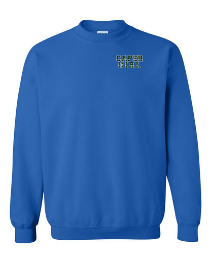 Caper Girl Left Chest Crewneck Sweatshirt