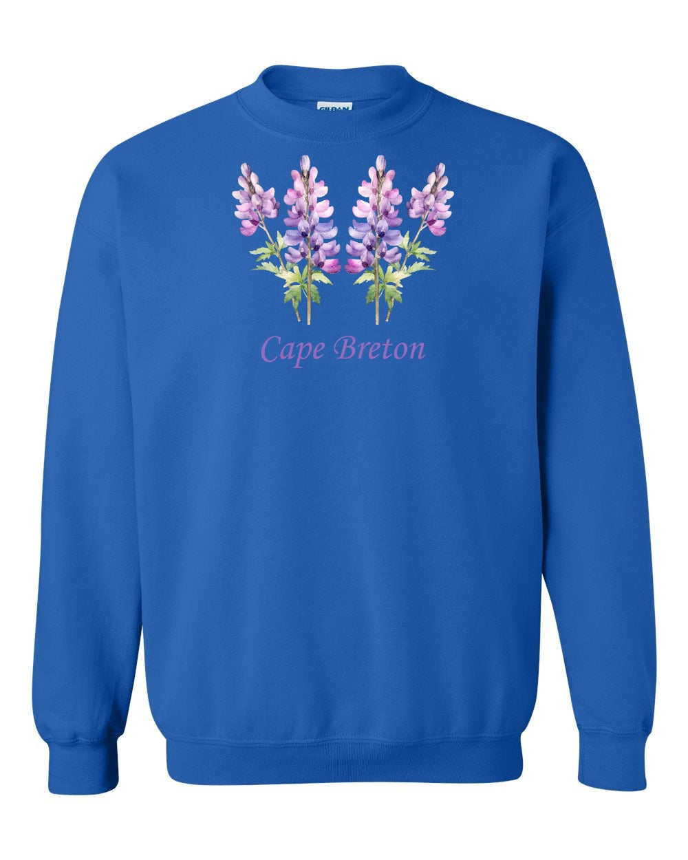 Cape Breton Lupin Full Crewneck Sweatshirt