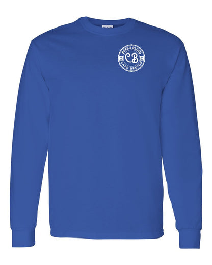Born & Raised Cape Breton Left Chest and Back Long Sleeve Tee