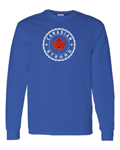 Canadian Strong Leaf Left Chest and Back Long Sleeve