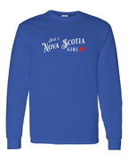 Just a NS Girl Red Heart Long Sleeve Tee - Unisex
