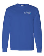 Just a NS Guy Blue Left Chest Long Sleeve Tee - Unisex