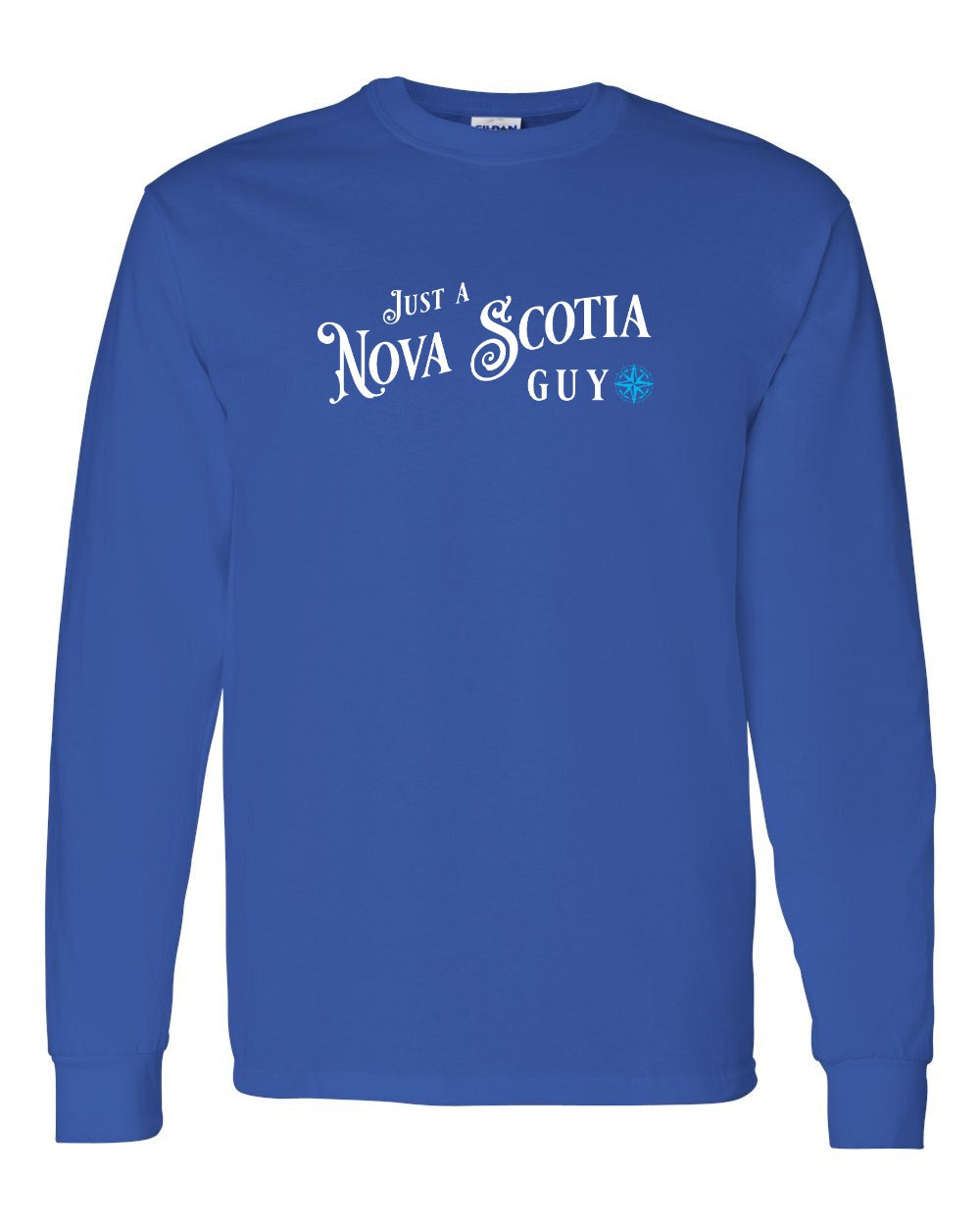 Just a Nova Scotia Guy blue Full Long Sleeve Tee