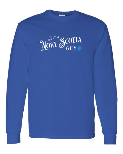 Just a Nova Scotia Guy blue Full Long Sleeve Tee