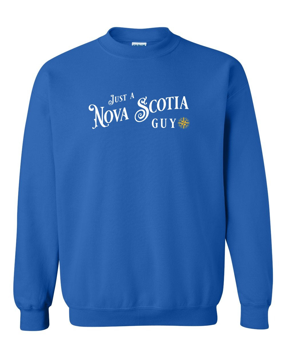 Just a Nova Scotia Guy yellow Full crew-neck