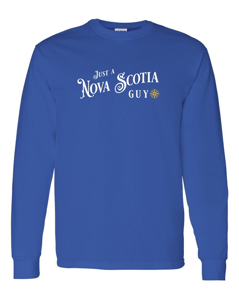 Just a Nova Scotia Guy yellow Full Long Sleeve Tee