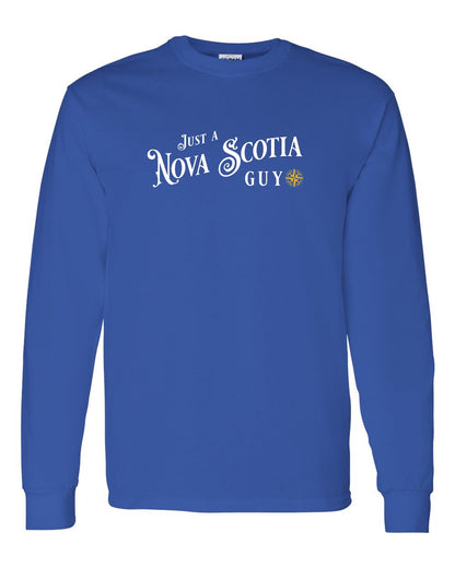 Just a Nova Scotia Guy yellow Full Long Sleeve Tee