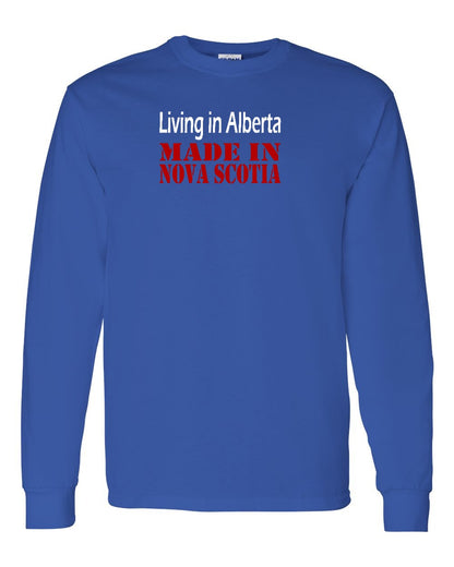 Living Alberta Made in Nova Scotia Full Long Sleeve Tee