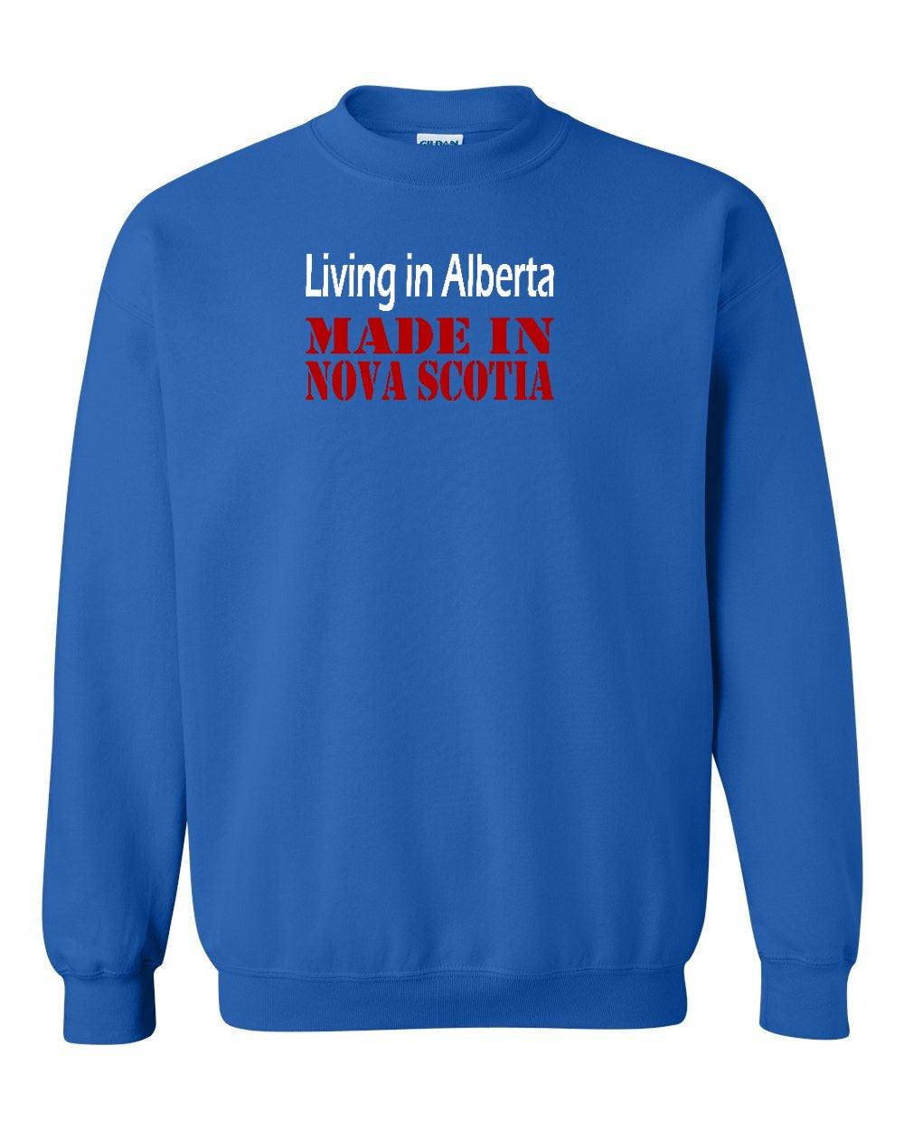 Living Alberta Made in Nova Scotia Full crew-neck