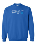 Living the NFLD Life blue Crewneck Sweatshirt - Unisex