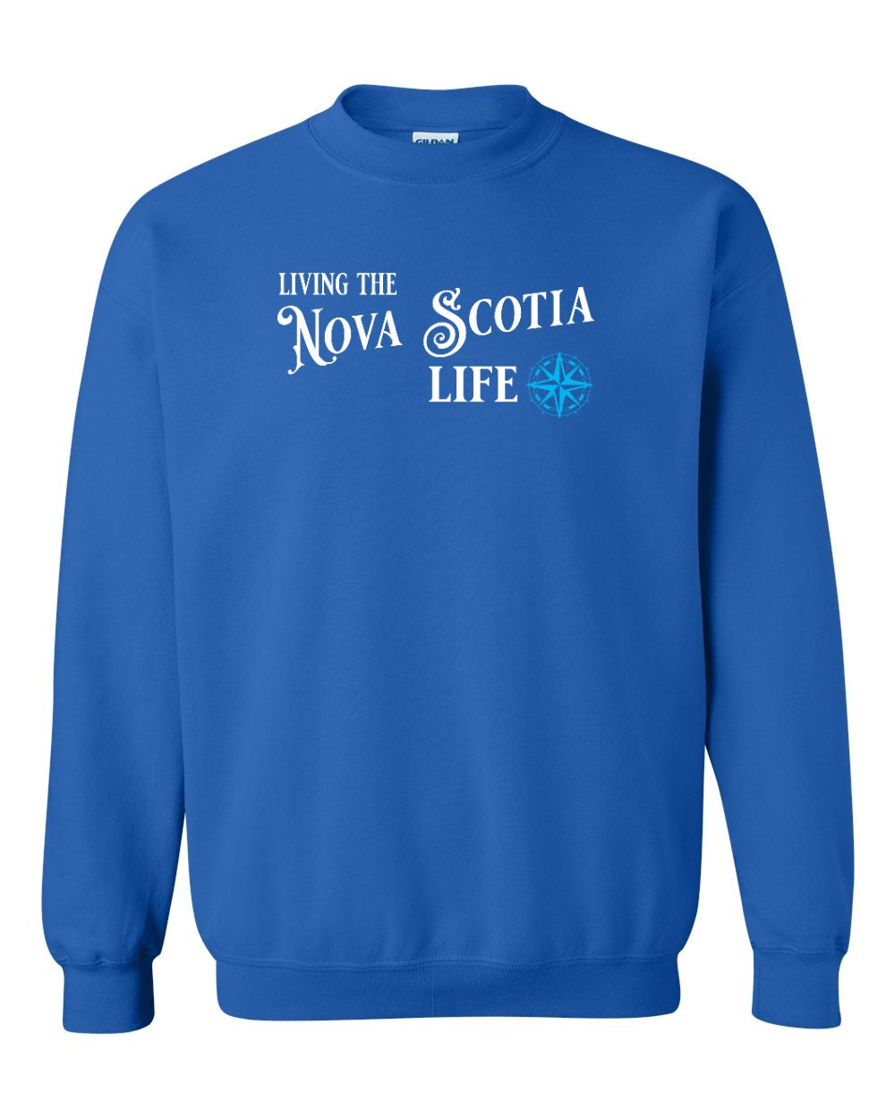 Living the NS Life blue Crewneck Sweatshirt - Unisex