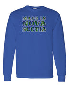 Made In NS ( Tartan Lettering) Long Sleeve Tee - Unisex