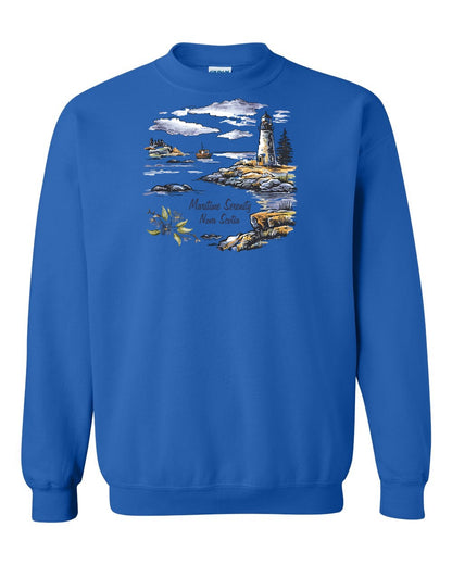 Maritime Serenity Nova Scotia Full crew-neck