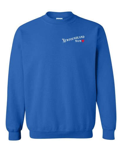 Newfoundland Mom Left Chest Crewneck Sweatshirt