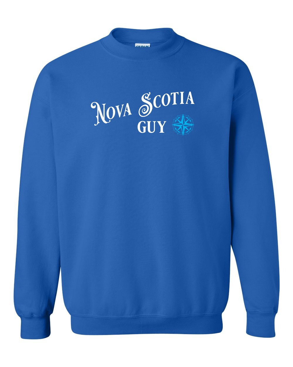 Nova Scotia Guy blue Full crew-neck
