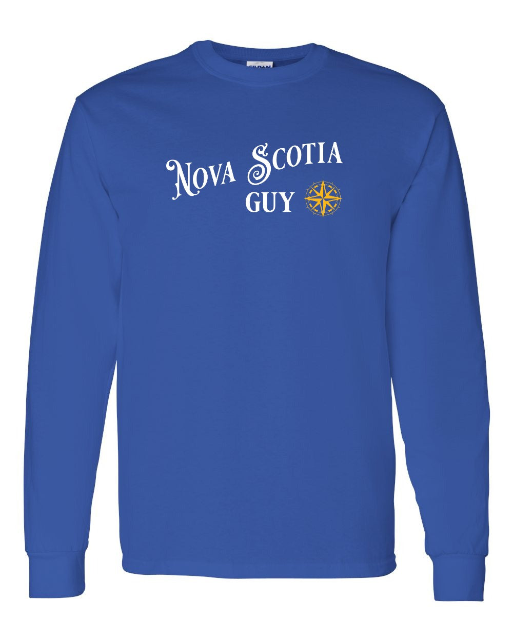 NS Guy Yellow Compass Long Sleeve Tee - Unisex