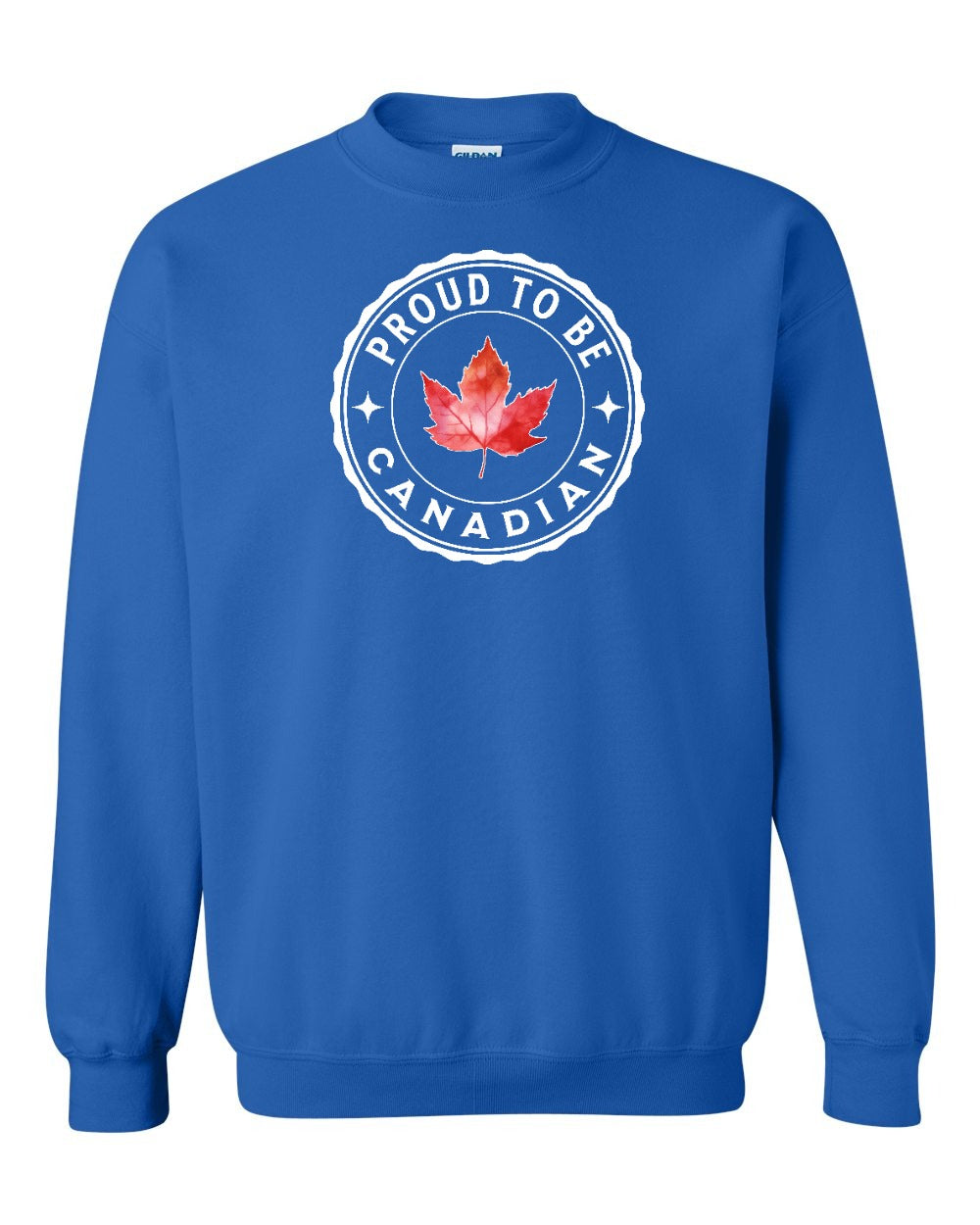 Proud to be Canadian Leaf Full Crewneck