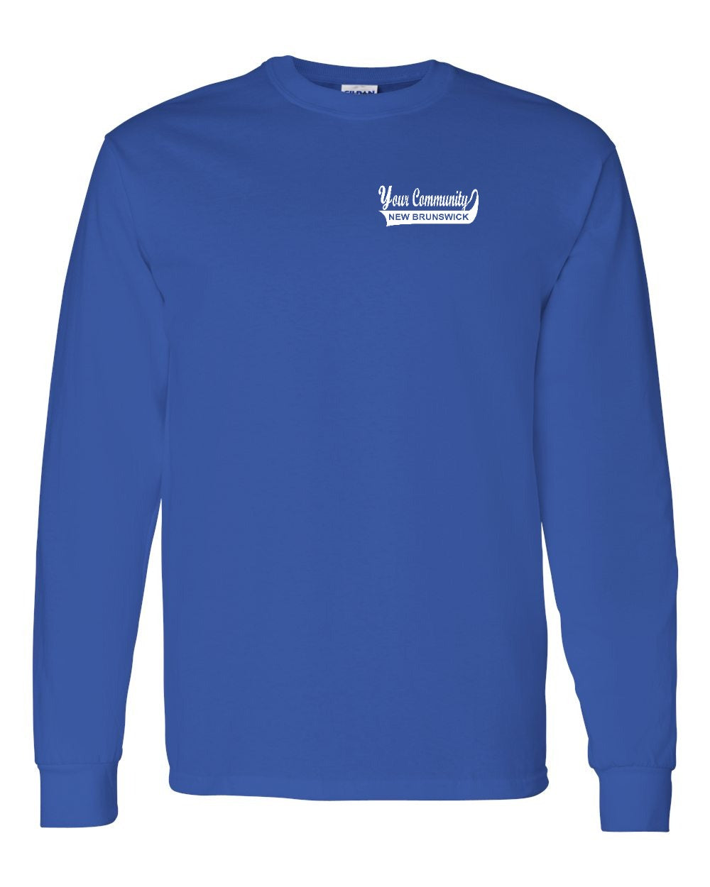 Your Community Swoop NB Left Chest Long Sleeve Tee - Unisex