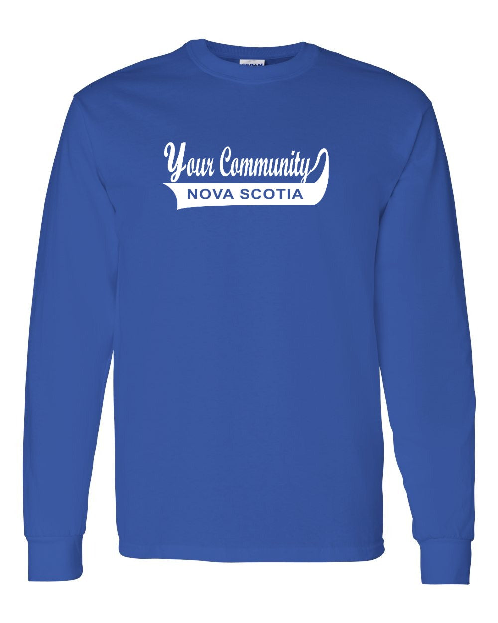 Custom Your Community Swoop (NS) Long Sleeve Tee - Unisex