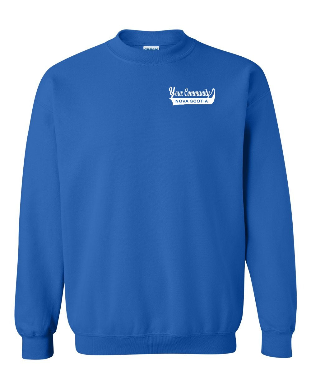Your Community Swoop (Nova Scotia) Left Chest and Back crew-neck