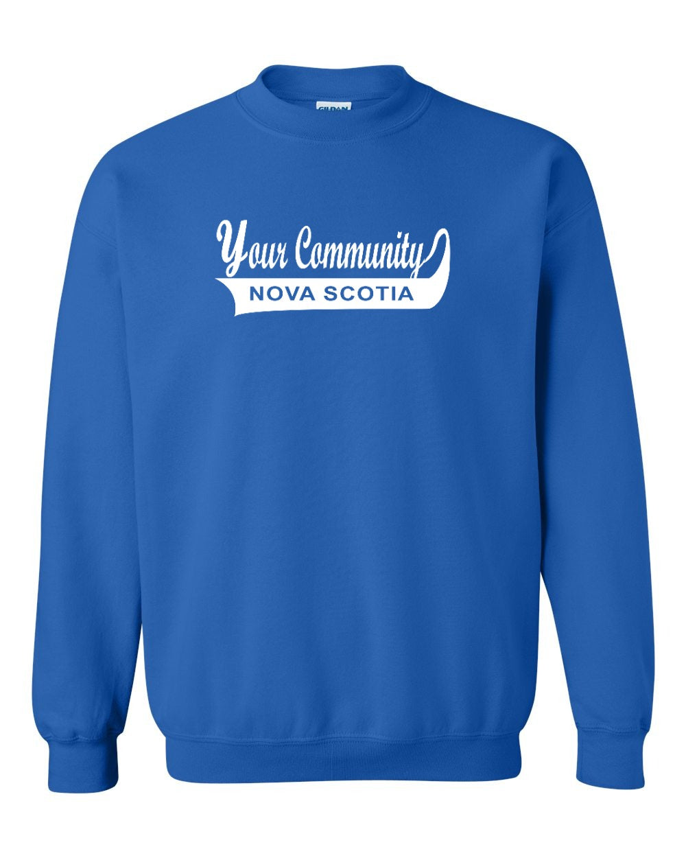 Custom Your Community Swoop (NS) Crewneck Sweatshirt - Unisex