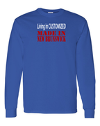 Living in Custom Made in NB Long Sleeve Tee - Unisex