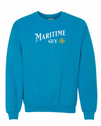 Maritime Guy Yellow Compass Crewneck Sweatshirt - Unisex
