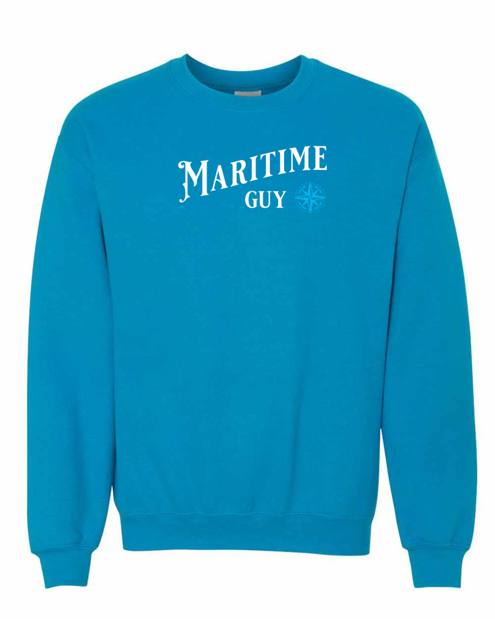 Maritime Guy Blue Crewneck Sweatshirt - Unisex